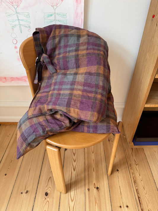 Checkered baby bedding