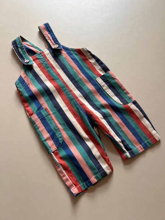 PRE ORDER striped overalls